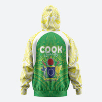 Kuki Independence 2026 Hoodie Cook Islands 15 Finest Green Version LT05 - Polynesian Pride