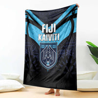 Fiji Kaiviti Rugby Blanket Fiji Tapa Pattern LT05 - Polynesian Pride