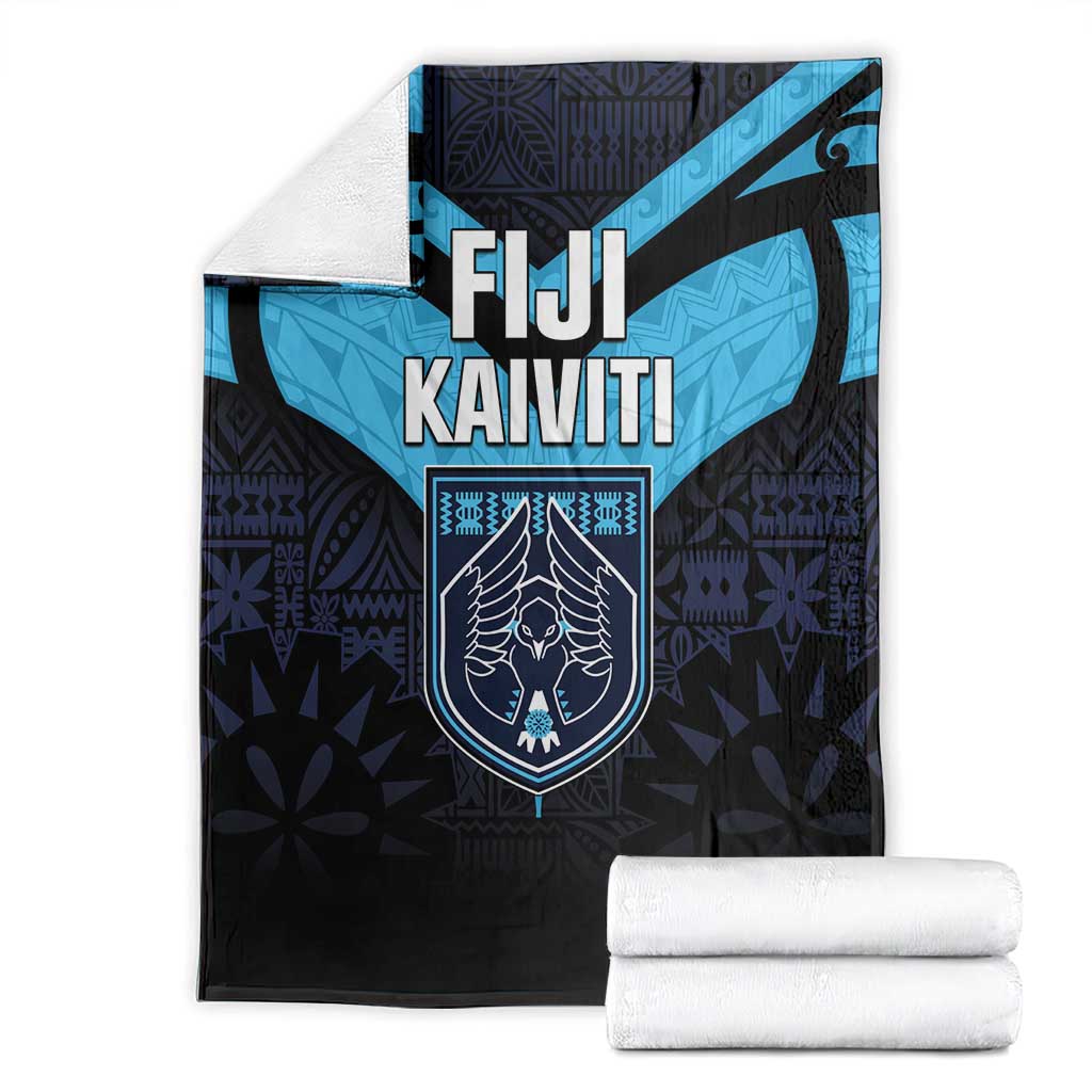 Fiji Kaiviti Rugby Blanket Fiji Tapa Pattern LT05 - Polynesian Pride