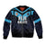 Custom Fiji Kaiviti Rugby Bomber Jacket Fiji Tapa Pattern