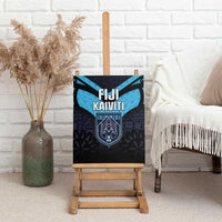 Fiji Kaiviti Rugby Canvas Wall Art Fiji Tapa Pattern LT05 - Polynesian Pride