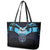 Fiji Kaiviti Rugby Leather Tote Bag Fiji Tapa Pattern