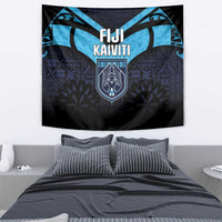 Fiji Kaiviti Rugby Tapestry Fiji Tapa Pattern LT05 - Polynesian Pride