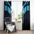 Fiji Kaiviti Rugby Window Curtain Fiji Tapa Pattern