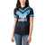 Custom Fiji Kaiviti Rugby Women Polo Shirt Fiji Tapa Pattern