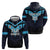 Custom Fiji Kaiviti Rugby Zip Hoodie Fiji Tapa Pattern