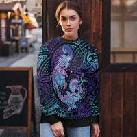 Hawaii Makahiki Turtle Ugly Christmas Sweater Spiral Polynesian Tattoo LT05 - Polynesian Pride