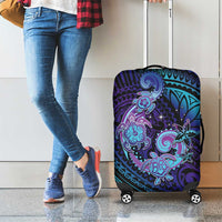 Hawaii Makahiki Turtle Luggage Cover Spiral Polynesian Tattoo LT05 - Polynesian Pride