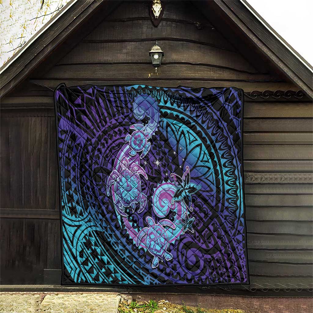 Hawaii Makahiki Turtle Quilt Spiral Polynesian Tattoo LT05 - Polynesian Pride
