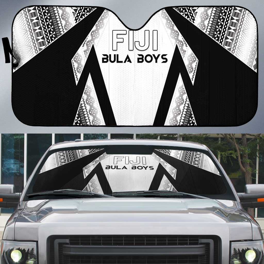 Bula Fiji Football Auto Sun Shade Go Champions LT05 White - Polynesian Pride