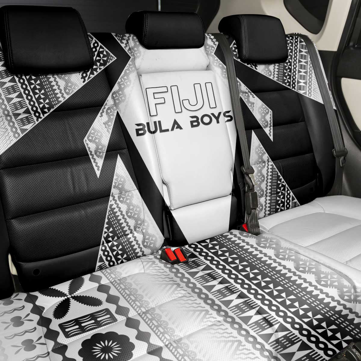 Bula Fiji Football Back Car Seat Cover Go Champions LT05 - Polynesian Pride