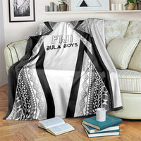 Bula Fiji Football Blanket Go Champions LT05 White - Polynesian Pride