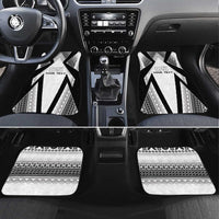 Custom Bula Fiji Football Car Mats Go Champions LT05 Set 4pcs White - Polynesian Pride