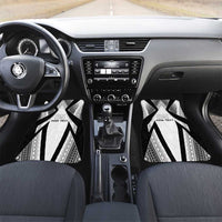 Custom Bula Fiji Football Car Mats Go Champions LT05 Set 2pcs - Front White - Polynesian Pride