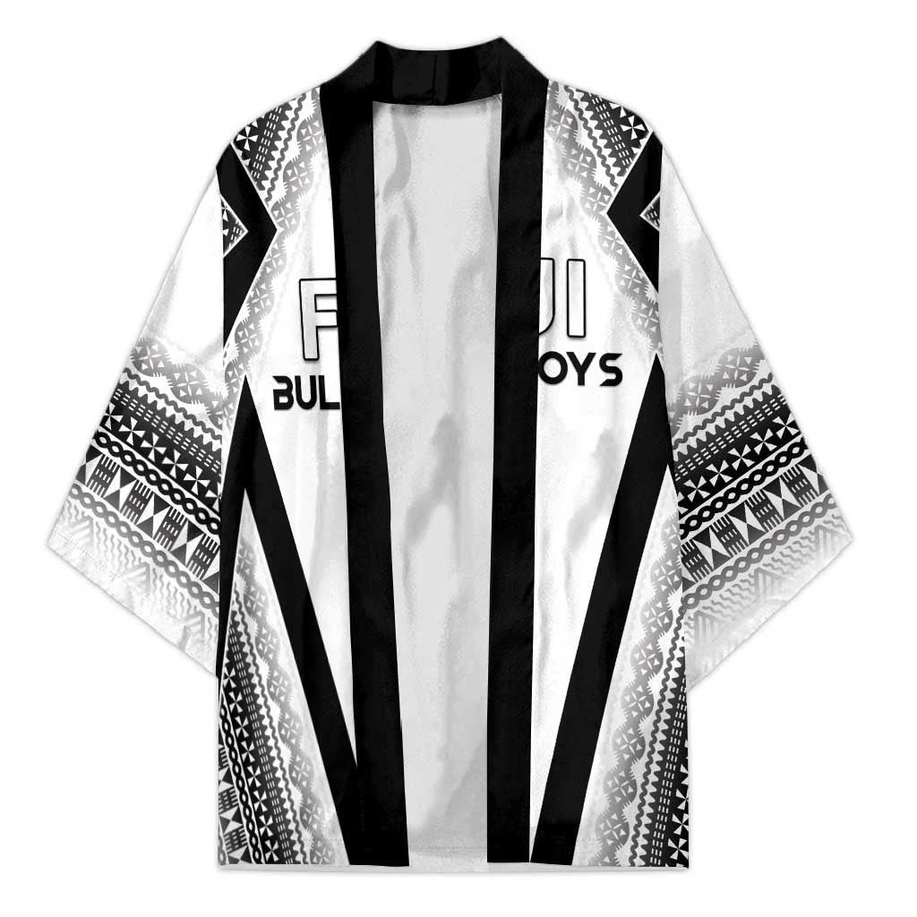 Custom Bula Fiji Football Kimono Go Champions LT05 Unisex White - Polynesian Pride