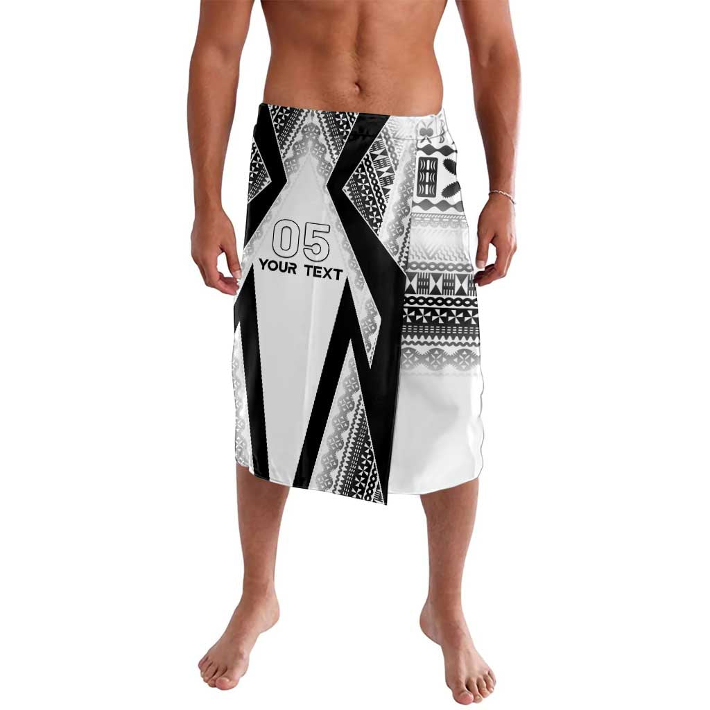 Custom Bula Fiji Football Lavalava Go Champions LT05 White - Polynesian Pride