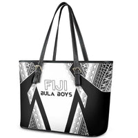 Bula Fiji Football Leather Tote Bag Go Champions LT05 - Polynesian Pride