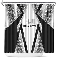 Bula Fiji Football Shower Curtain Go Champions LT05 White - Polynesian Pride