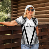 Custom Bula Fiji Football Women Polo Shirt Go Champions LT05 - Polynesian Pride