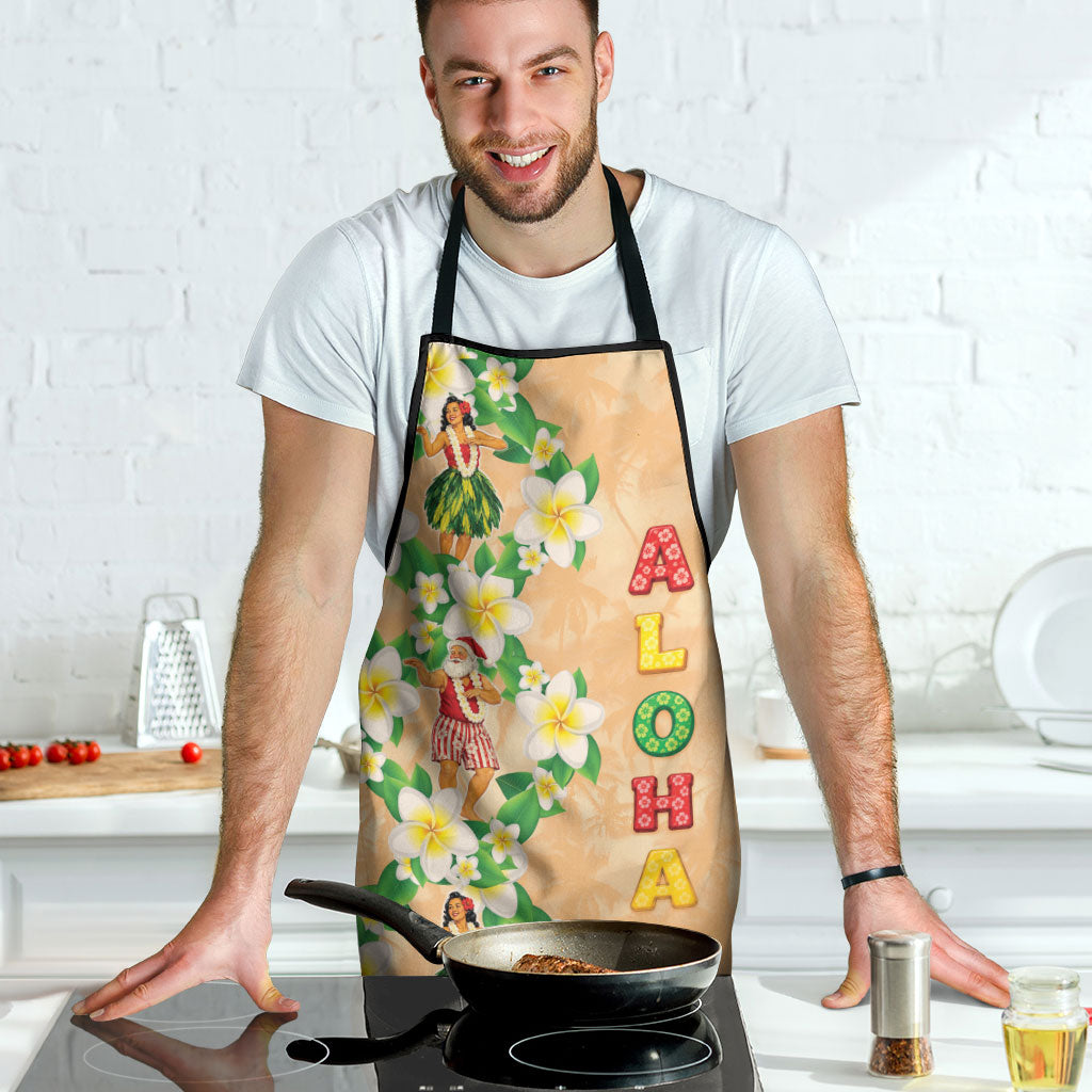 Aloha Hawaii Chilly Christmas Apron Tropical Vibes