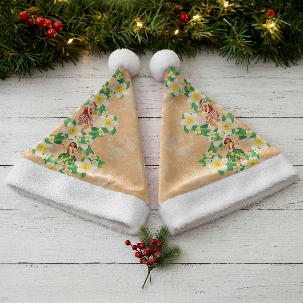 Aloha Hawaii Chilly Christmas Santa Hat Tropical Vibes