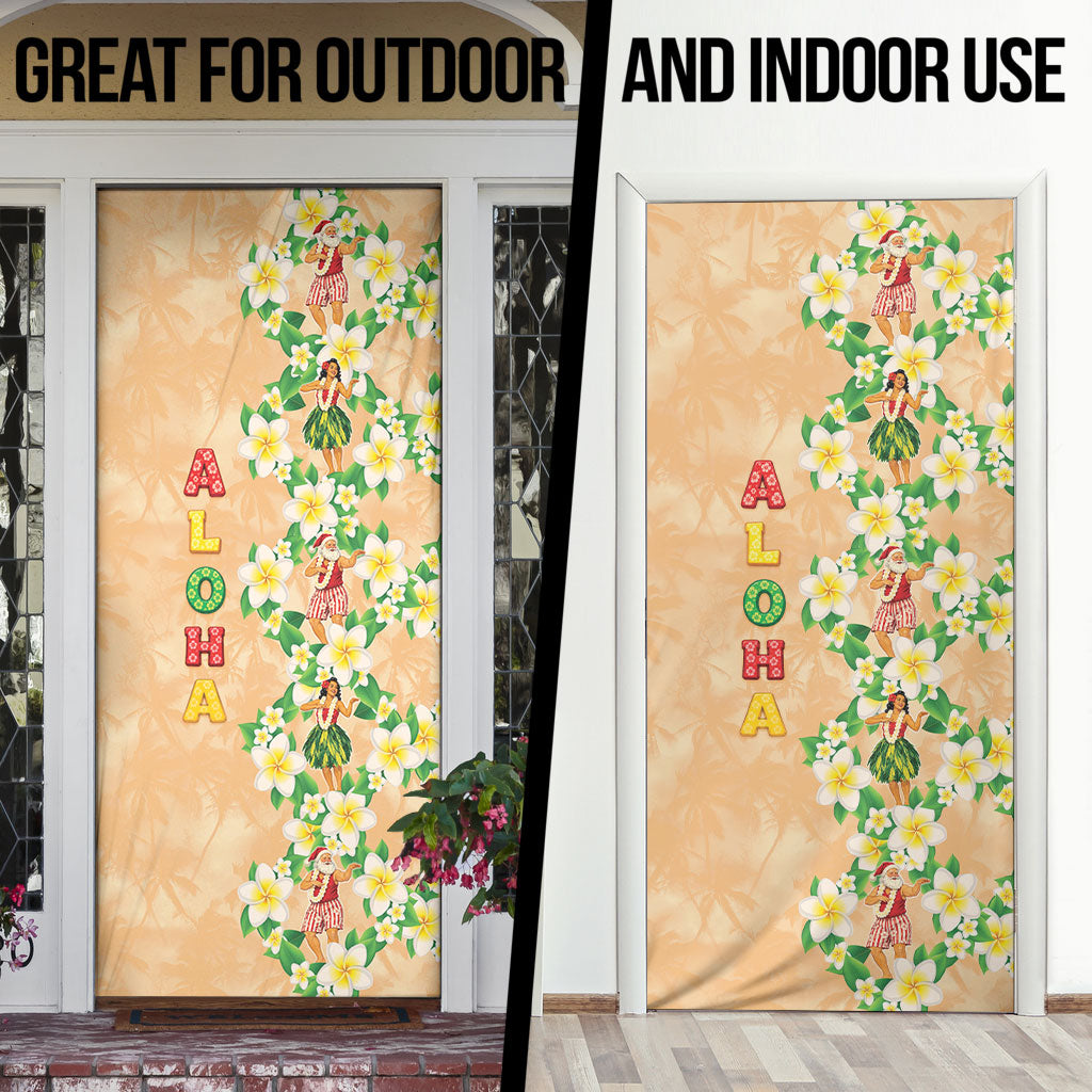 Aloha Hawaii Chilly Christmas Door Cover Tropical Vibes LT05 - Polynesian Pride