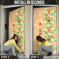 Aloha Hawaii Chilly Christmas Door Cover Tropical Vibes LT05 - Polynesian Pride