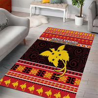 Papua New Guinea Christmas Area Rug Santa Raggiana LT05 - Polynesian Pride