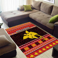 Papua New Guinea Christmas Area Rug Santa Raggiana LT05 - Polynesian Pride