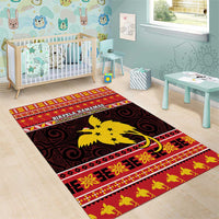 Papua New Guinea Christmas Area Rug Santa Raggiana LT05 - Polynesian Pride