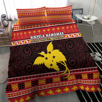 Papua New Guinea Christmas Bedding Set Santa Raggiana LT05 - Polynesian Pride