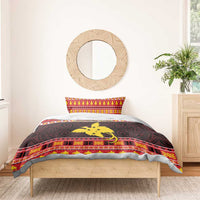 Papua New Guinea Christmas Bedding Set Santa Raggiana LT05 - Polynesian Pride