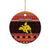 Papua New Guinea Christmas Ceramic Ornament Santa Raggiana