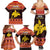 Papua New Guinea Christmas Family Matching Summer Maxi Dress and Hawaiian Shirt Santa Raggiana