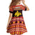 Papua New Guinea Christmas Family Matching Tank Maxi Dress and Hawaiian Shirt Santa Raggiana