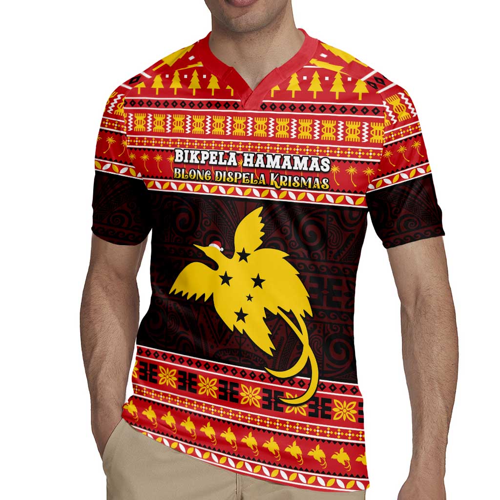 Papua New Guinea Christmas Rugby Jersey Santa Raggiana LT05 - Polynesian Pride