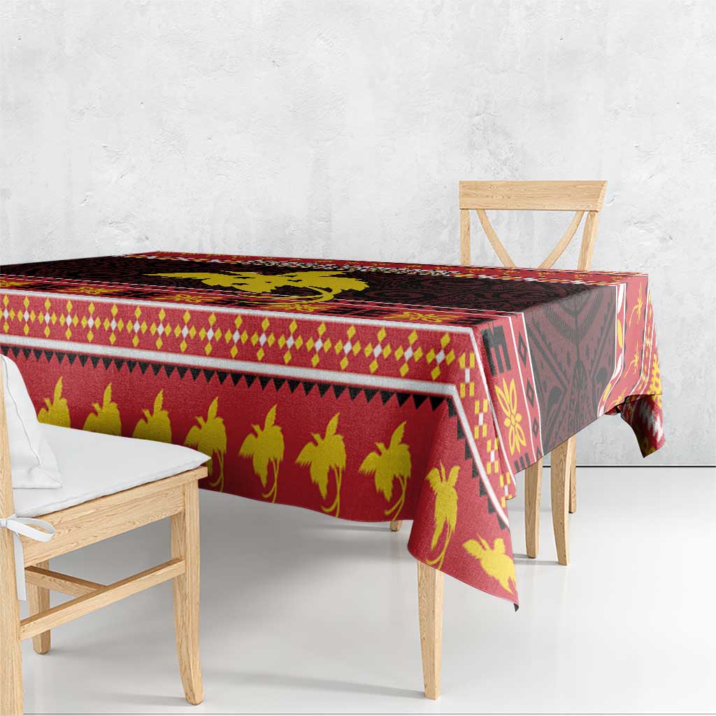 Papua New Guinea Christmas Tablecloth Santa Raggiana LT05 - Polynesian Pride