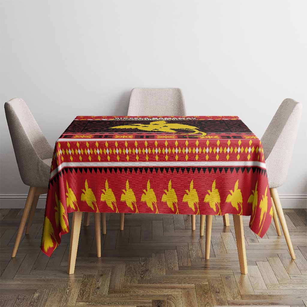Papua New Guinea Christmas Tablecloth Santa Raggiana LT05 - Polynesian Pride