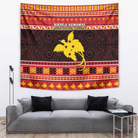 Papua New Guinea Christmas Tapestry Santa Raggiana LT05 Red - Polynesian Pride