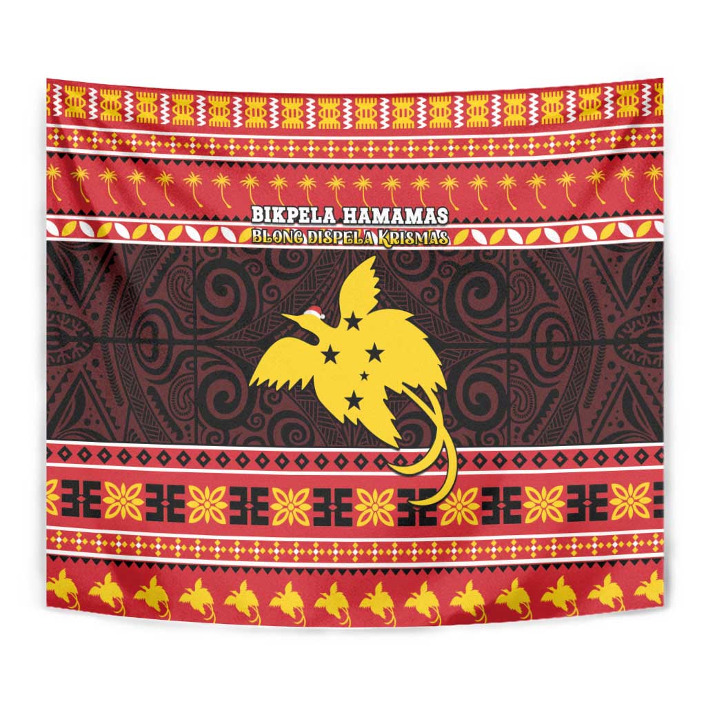 Papua New Guinea Christmas Tapestry Santa Raggiana LT05 - Polynesian Pride