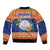 Marshall Islands Christmas Bomber Jacket Marshallese Seal Meddi Kirijmoj