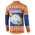 Marshall Islands Christmas Button Sweatshirt Marshallese Seal Meddi Kirijmoj