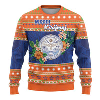 Marshall Islands Christmas Ugly Christmas Sweater Marshallese Seal Meddi Kirijmoj LT05 - Polynesian Pride