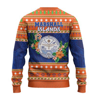 Marshall Islands Christmas Ugly Christmas Sweater Marshallese Seal Meddi Kirijmoj LT05 - Polynesian Pride