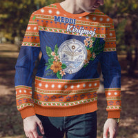 Marshall Islands Christmas Ugly Christmas Sweater Marshallese Seal Meddi Kirijmoj LT05 - Polynesian Pride