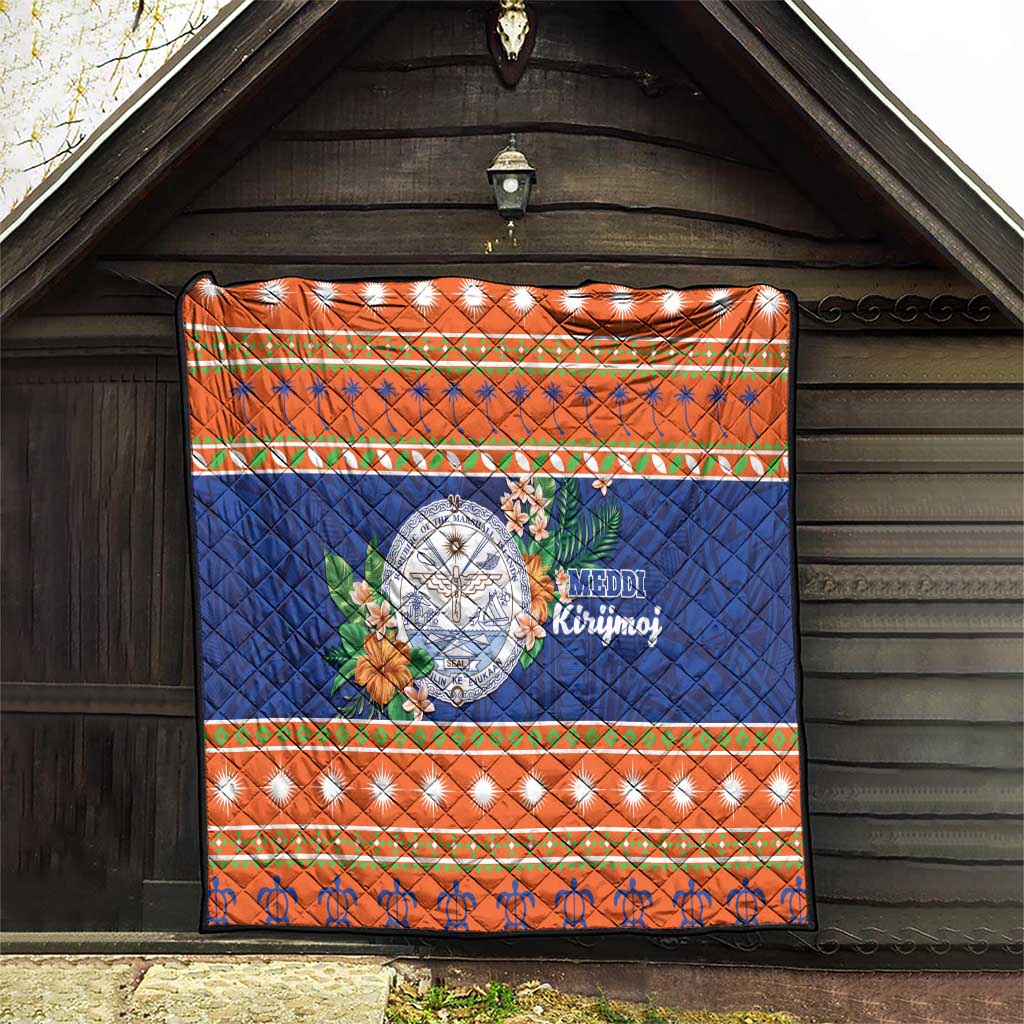 Marshall Islands Christmas Quilt Marshallese Seal Meddi Kirijmoj LT05 - Polynesian Pride