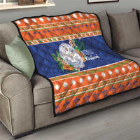 Marshall Islands Christmas Quilt Marshallese Seal Meddi Kirijmoj LT05 - Polynesian Pride
