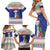 Northern Mariana Islands Christmas Family Matching Short Sleeve Bodycon Dress and Hawaiian Shirt Poinsettia Filis Pasgua