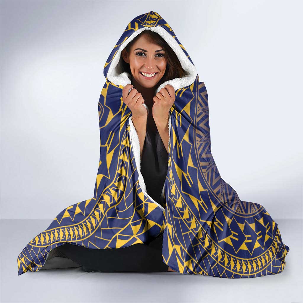 Nauru Angam Day Hooded Blanket Polynesian Tribal Pattern Unique Style LT05 - Polynesian Pride