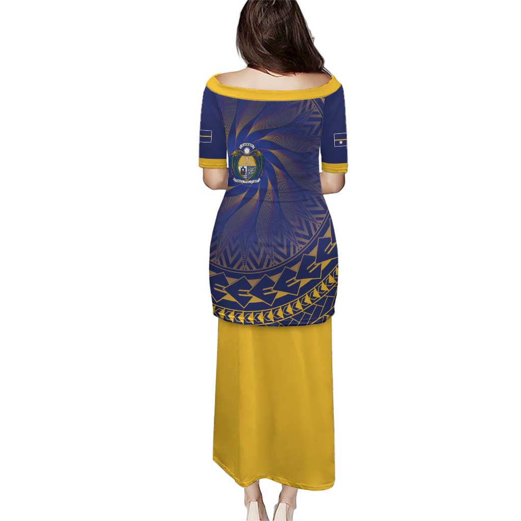 Nauru Angam Day Puletasi Polynesian Tribal Pattern Unique Style LT05 - Polynesian Pride